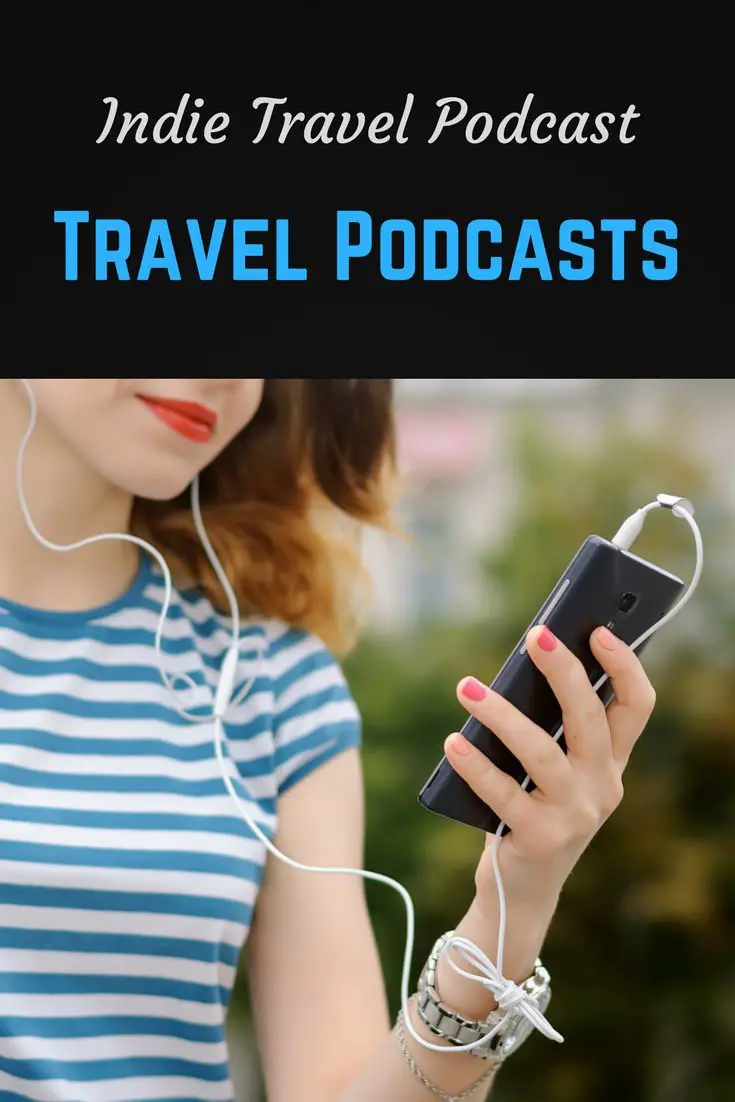 Travel Podcasts Pinterest pin
