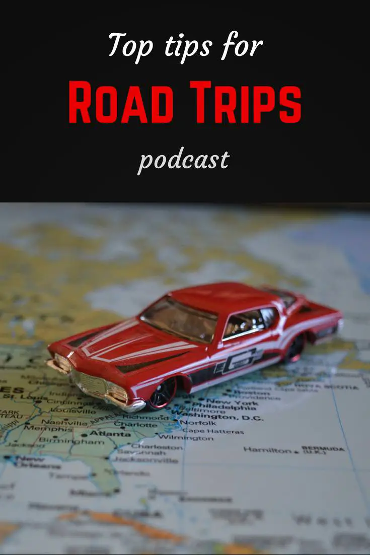 Top tips for road trips Pinterest pin
