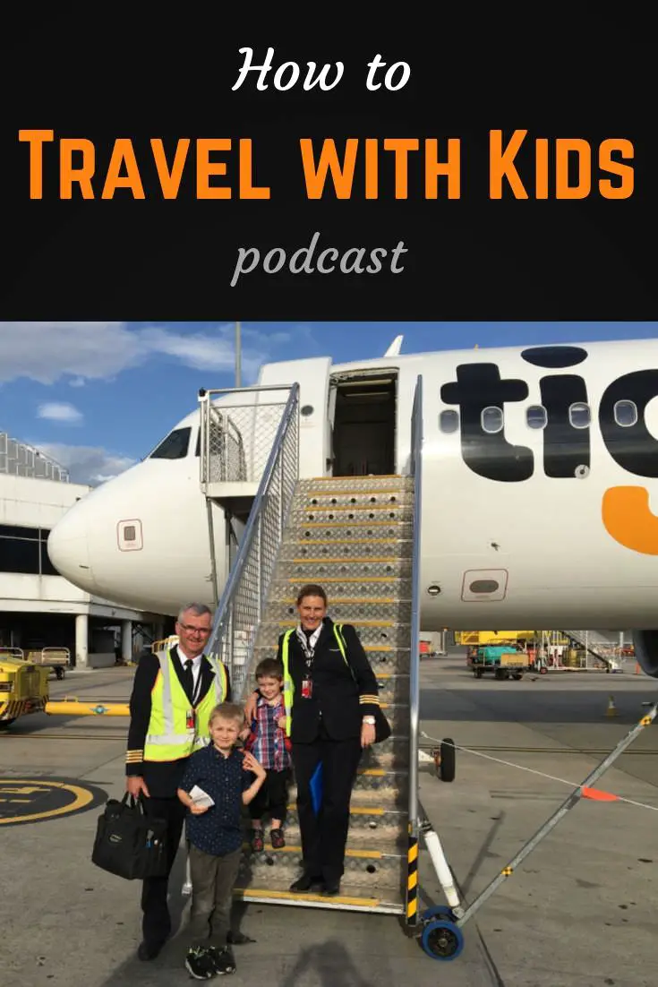 How to travel with kids Pinterest pin
