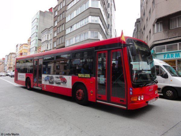 A Coruna bus