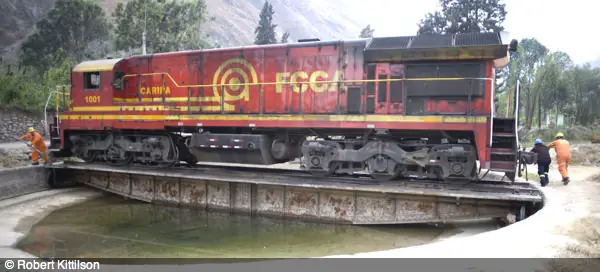 Andes mountains adventure train