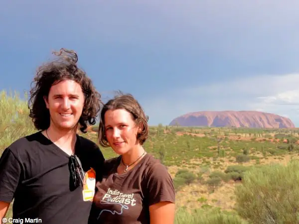 Craig and Linda at Uluru