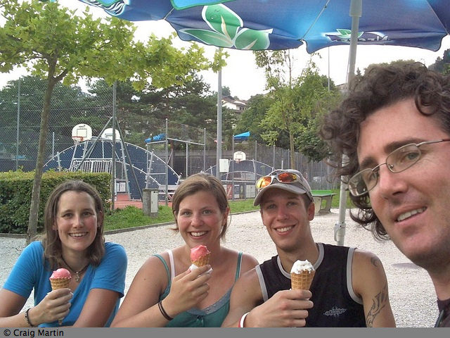 Ice cream in Spiez, Switzerland