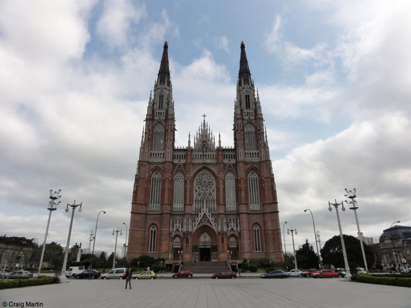 plaza morena cathedral la plata argentina