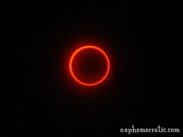 2012's annular solar eclipse, Whiskeytown NRA, California photo