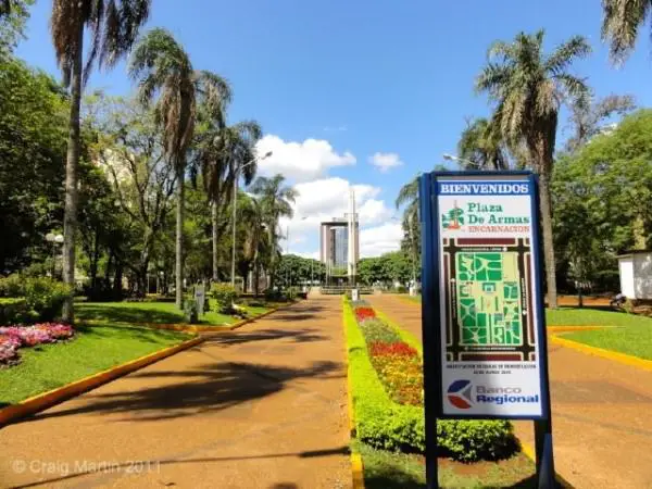 Encarnación, Paraguay main square